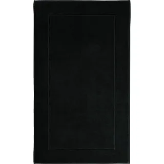 London Badezimmer-Teppich 70 x 120 cm schwarz