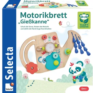 Selecta Tulips Garden Motorikbrett Gießkanne Rosa