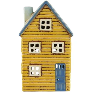 ib laursen Lichthaus THORSHAVN für Teelicht GELB 18 cm