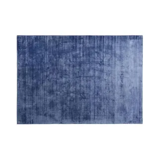 Tom Tailor Shine uni Kurzflorteppich 300 x 400 cm navy