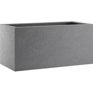 Emsa 800271 Fiberglas Blumenkübel Pflanzkübel Blumenkasten Gillingham Basalt Grey 57cm