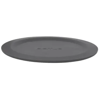blomus Getränkeuntersetzer Set 6 Untersetzer LARETO Tassenuntersetzer Coaster Edelstahl Matt, Zubehör für Becher schwarz