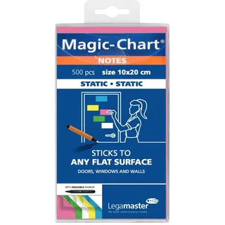 Legamaster Magic-Chart Notes 10 x 20 cm Blau/Grün/Pink/Weiß