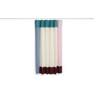 HAY Duschvorhang 180 x 200 cm blau/rosa/beige/multi pink