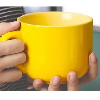 Großer Becher, Keramik-kaffeebecher, Großer 600-ml-kaffeebecher, Große Müslischale Mit Henkel, Geburtstagsgeschenk, Becher