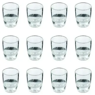 bevando Stamper 2cl, Kunststoff Schnapsglas, 12 Stück