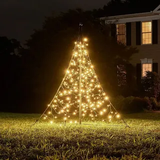 LED Weihnachtsbaum Weihnachts Beleuchtung Lichtbaum Fairybell Ø 1m x1,5m Twinkle