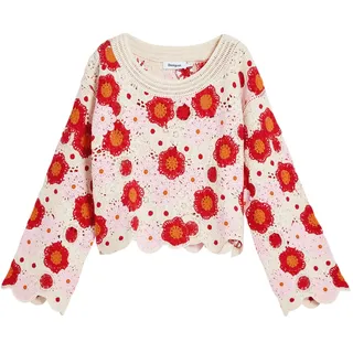 Sissy-Boy Pullover pink / rot / weiß S
