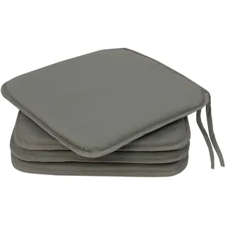 ZOLLNER Stuhlkissen BELO 38 x 38 cm Grau