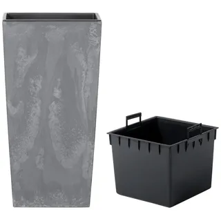 Prosperplast Urbi Square Effect 32,5 x 32,5 x 61 cm marengo