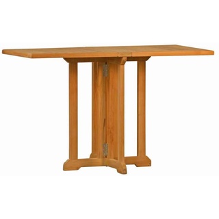 Teak Balkontisch Brighton (120 x 60 cm) Klappbar Klapptisch Balkon Holz Tisch