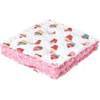 Homescapes Sitzkissen Cupcakes 40 x 40 x 10 cm