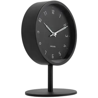 Karlsson [DL] Table Clock Stark Iron matt Black -