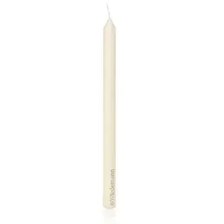 Altarkerze, Stabkerze, D = 35mm, H = 250 mm, Kerze mit Dornbohrung, Farbe: Elfenbein/Creme, deutsche Qualitätsarbeit