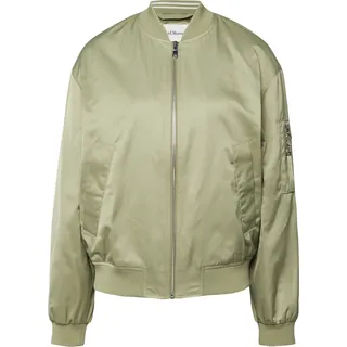 s.Oliver Satin-Blouson grün 48