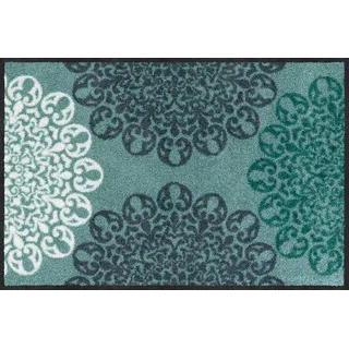 Erwin Müller Fußmatte Fußmatte "Lahnstein", eckig, Höhe: 7 mm, Motiv: Ornamente/gemustert grün 60 cm x 85 cm x 7 mm