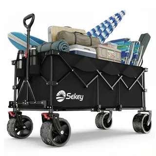 Sekey Bollerwagen XXXL schwarz