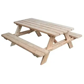 Joda Kinder-Gartentisch Weser  (L x B x H: 180 x 165 x 70 cm, Lärche, Natur)