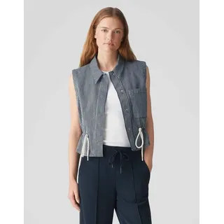 Opus Anzugweste blau 36