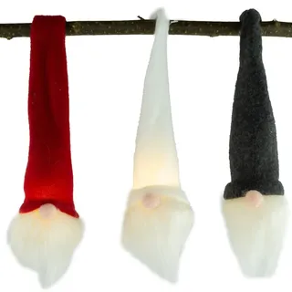 Denk Dekofigur 3er Set Wichtel LED (1 St)