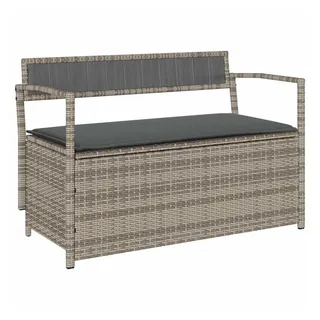 vidaXL Gartenbank 54 x 74 x 54 cm Grau