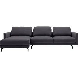 creation by rolf benz Eckcouch Chenille L-förmig 3-Sitzer Schwarz