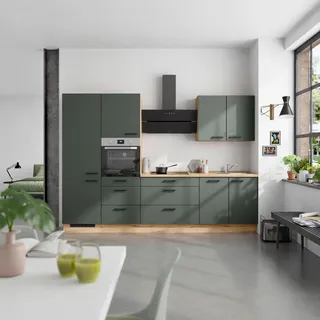 Nobilia Küchenzeile Easytouch II 300 cm grün