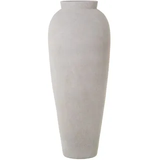 Bodenvase aus Keramik, schmutziges Weiß, 80 cm