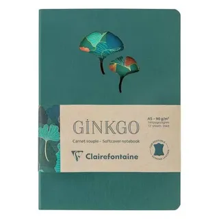 Clairefontaine 4x Notizbuch Leder A5 72 Blatt 115949C