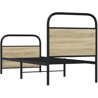 vidaXL Bettgestell 80 x 200 cm Braun
