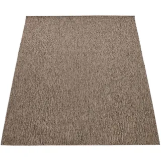 KADIMA DESIGN Unifarben Kurzflorteppich 300 x 400 cm Braun