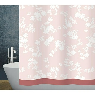 Diaqua Textil-Duschvorhang Pergola  (120 x 200 cm, Rosa)