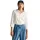 Langarmbluse Slim Stretch Oxford Weiß 44