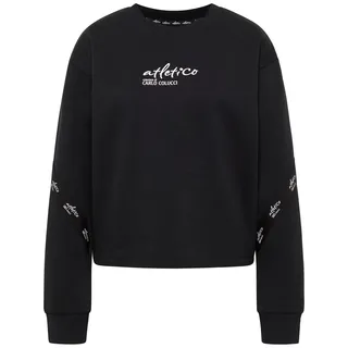 Carlo Colucci Pullover Dros schwarz / weiß XL