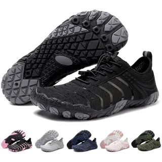 ZSDZSZ Barfußschuhe Damen Herren Sommer Strandschuhe Schnell Trocknend Aquaschuhe Multifunktionsschuhe Outdoor Barfussschuhe Leicht Atmungsaktive Schwimmschuhe Komfortable Fitnessschuhe - 43 EU