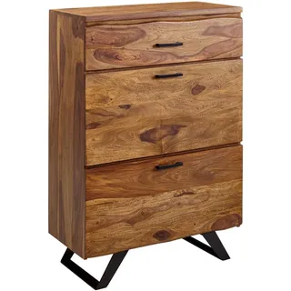 KADIMA DESIGN Highboard 80 x 120 x 41,5 cm Braun