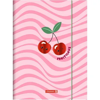 Brunnen Sammelmappe Fruity Love A3 Rosa/Rot