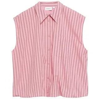 Comma, Ärmellose Bluse mit Ballon-Saum Rosa 36
