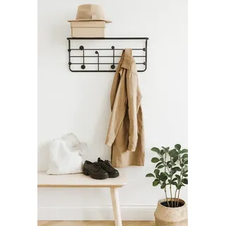moebel-direkt-online Wandgarderobe Alexa schwarz
