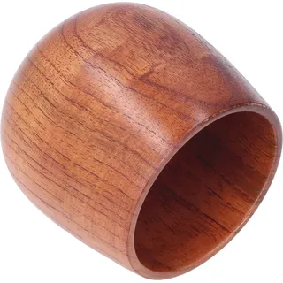 Kreativer Bauchiger Becher Aus Jujube-holz, Schlichter, Massiver, Hitzebeständiger Teebecher Aus Holz, Wasserbecher Aus Einem Stück, Mittlere Größe.