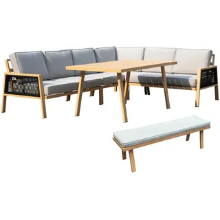 Testrut DE GmbH Monaco Loungeset Beige/Grau