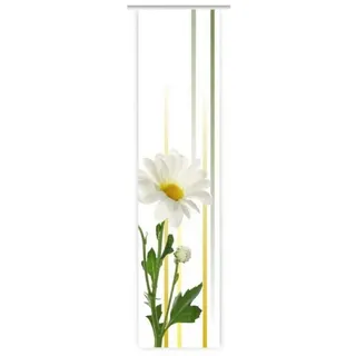 gardinen-for-life Schiebegardine Margarete linia links - Flächenvorhang HxB 260x60 cm - B-line weiß