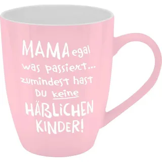Sheepworld Tasse Tasse Tee- Kaffeetasse Kaffeebecher 35cl Geschenk Sheepworld MAMA, Porzellan rosa