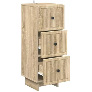 vidaXL Schubladenschrank 34,5 x 90 x 33 cm Braun