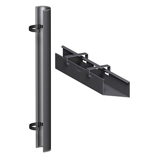 geramöbel Flex Kabelwannen-Set 80,0 cm grau