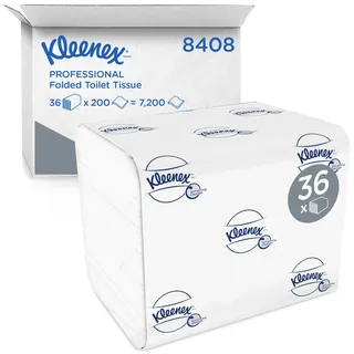 Kleenex Toilettenpapier 8408 2lagig weiß 7.200 Bl./Pack.