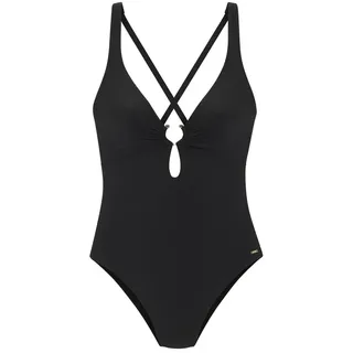 French Connection Badeanzug Damen Schwarz 38 Cup C/D