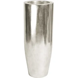 Pandora elegante Bodenvase Ø 35 cm, Höhe 90 cm silver leaf