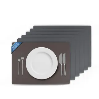 BestLivings Tischset, Dunkelgrau, Kunststoff, 33x46 cm, Wohntextilien, Tischwäsche, Tischsets