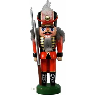 Nussknacker Soldat rot 21cm NEU  Nußknacker Figur Erzgebirge Weihnachtsfigur